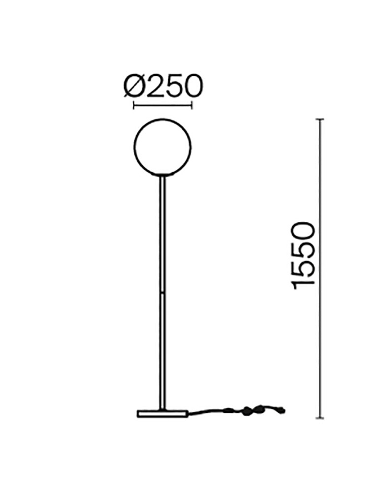 Maytoni Ring Lampa Podłogowa 1xE27 60W Czarny MOD013FL-01B Maytoni Ring Lampa Podłogowa 1xE27 60W Czarny MOD013FL-01B