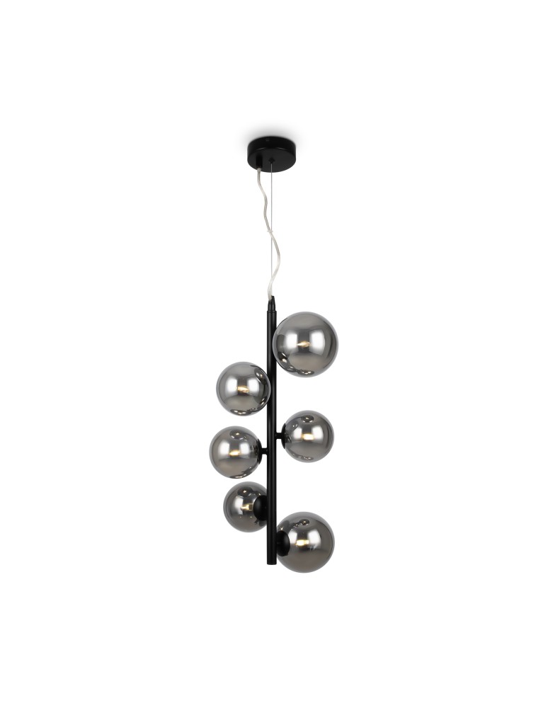 Maytoni Dallas Lampa Wisząca 6xG9 28W Czarny MOD545PL-06B Maytoni Dallas Lampa Wisząca 6xG9 28W Czarny MOD545PL-06B