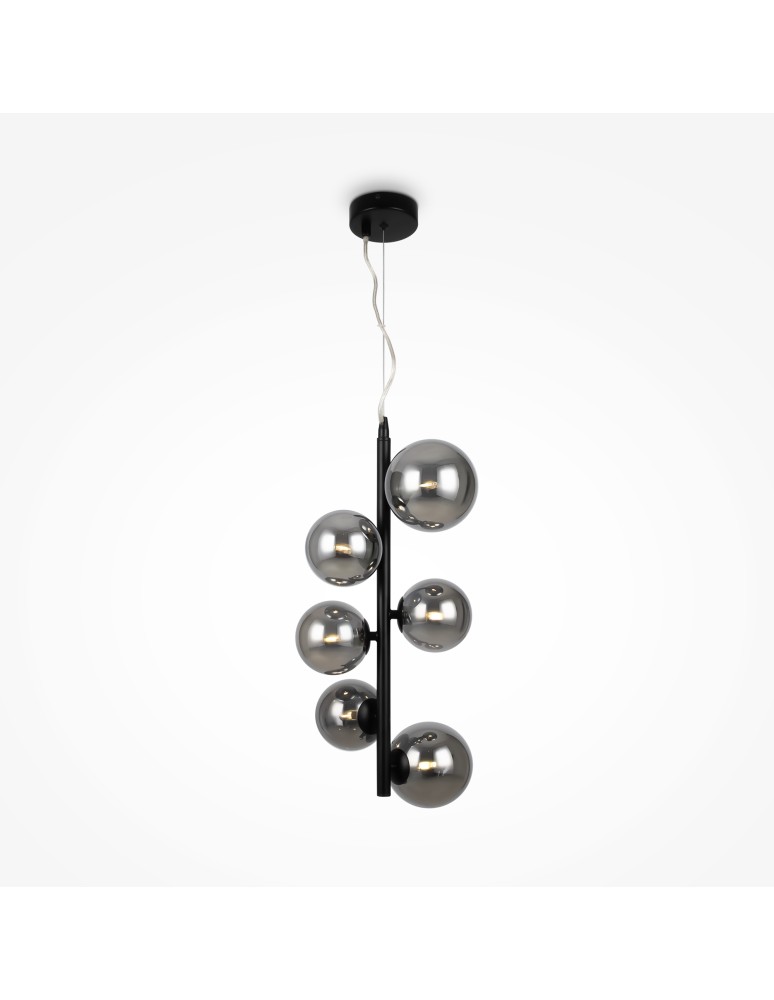 Maytoni Dallas Lampa Wisząca 6xG9 28W Czarny MOD545PL-06B Maytoni Dallas Lampa Wisząca 6xG9 28W Czarny MOD545PL-06B
