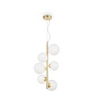 Maytoni Dallas Lampa Wisząca 6xG9 28W Złoty MOD545PL-06BS Maytoni Dallas Lampa Wisząca 6xG9 28W Złoty MOD545PL-06BS