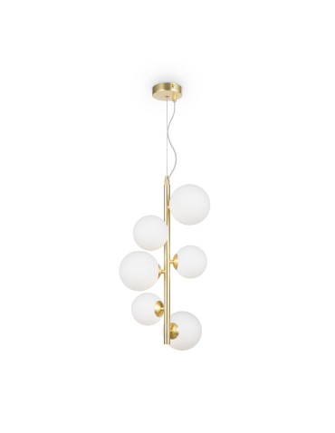 Maytoni Dallas Lampa Wisząca 6xG9 28W Złoty MOD545PL-06BS