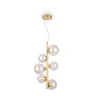 Maytoni Dallas Lampa Wisząca 6xG9 28W Złoty MOD545PL-06G Maytoni Dallas Lampa Wisząca 6xG9 28W Złoty MOD545PL-06G