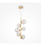 Maytoni Dallas Lampa Wisząca 6xG9 28W Złoty MOD545PL-06G Maytoni Dallas Lampa Wisząca 6xG9 28W Złoty MOD545PL-06G