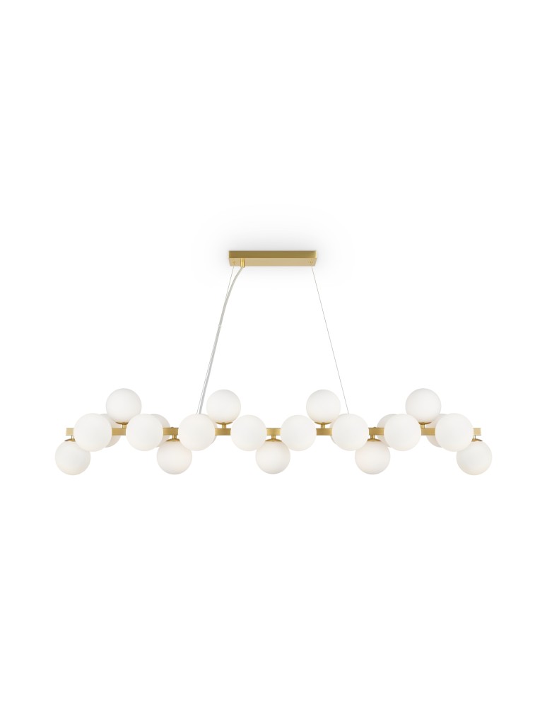 Maytoni Dallas Lampa Wisząca 25xG9 28W Złoty MOD547PL-25BS