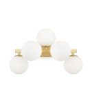 Kinkiety - Maytoni Dallas Kinkiet/Ścienna 5xG9 28W Złoty MOD547WL-05BS - product 1