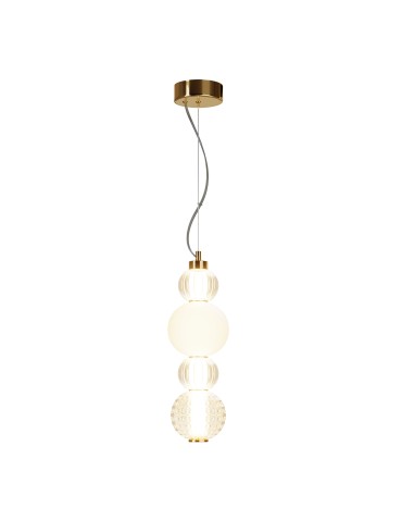 Maytoni Collar Lampa Wisząca LED 17W 950lm 3000K Złoty P069PL-L17G3K