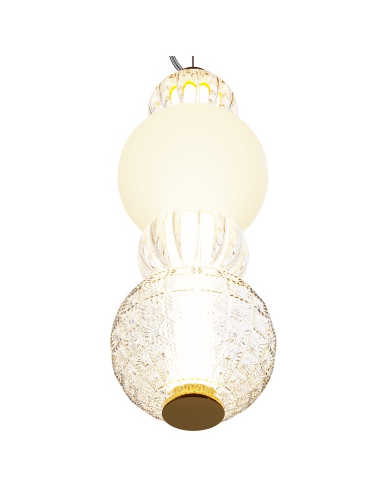 Maytoni Collar Lampa Wisząca LED 17W 950lm 3000K Złoty P069PL-L17G3K Maytoni Collar Lampa Wisząca LED 17W 950lm 3000K Złoty P069PL-L17G3K