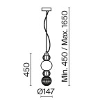 Maytoni Collar Lampa Wisząca LED 17W 950lm 3000K Złoty P069PL-L17G3K Maytoni Collar Lampa Wisząca LED 17W 950lm 3000K Złoty P069PL-L17G3K