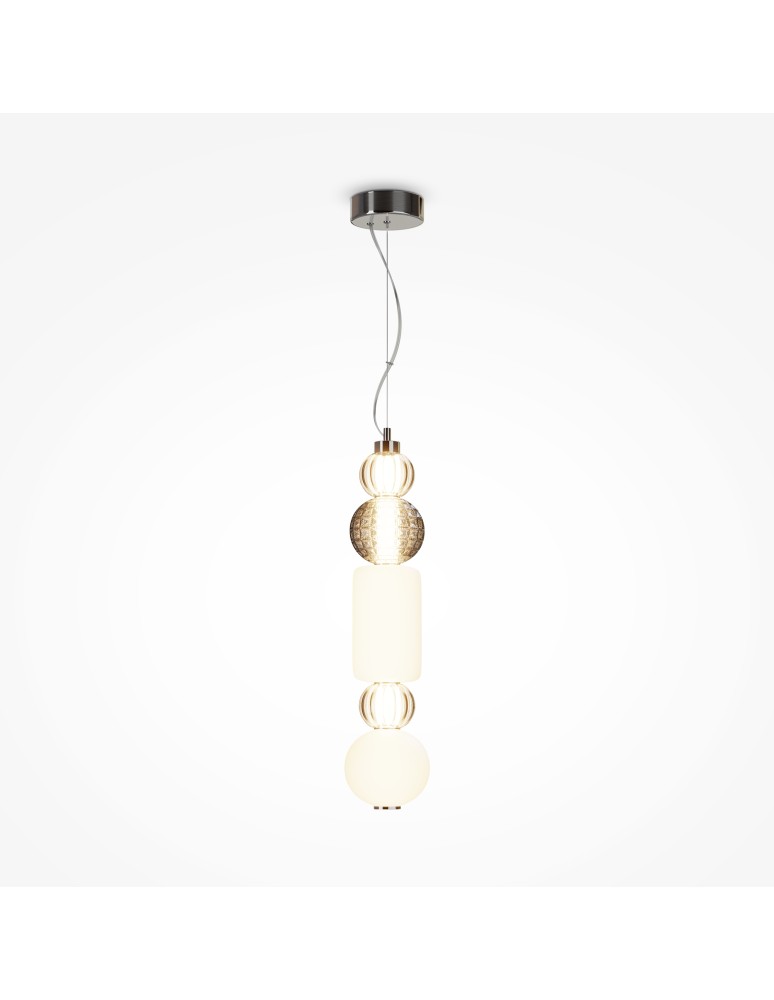 Maytoni Collar Lampa Wisząca LED 35W 1550lm 3000K Chrom P069PL-L35CH3K1 Maytoni Collar Lampa Wisząca LED 35W 1550lm 3000K Chrom P069PL-L35CH3K1