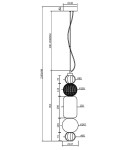 Maytoni Collar Lampa Wisząca LED 35W 1550lm 3000K Chrom P069PL-L35CH3K1 Maytoni Collar Lampa Wisząca LED 35W 1550lm 3000K Chrom P069PL-L35CH3K1