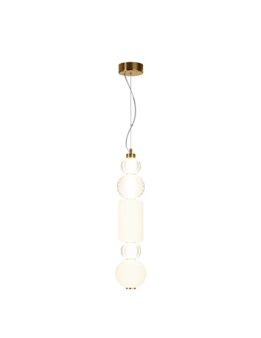 Maytoni Collar Lampa Wisząca 1xLED 35W 1600lm 3000K Złoty P069PL-L35G3K1