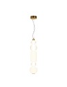 Maytoni Collar Lampa Wisząca 1xLED 35W 1600lm 3000K Złoty P069PL-L35G3K1