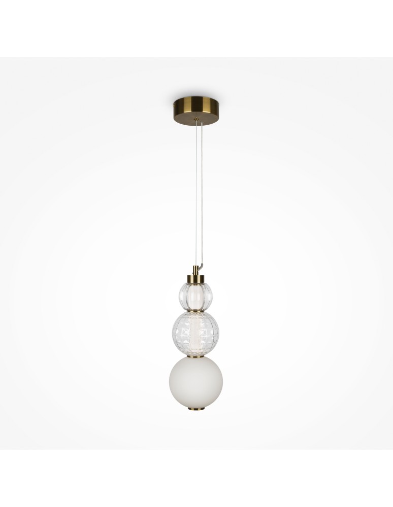 Maytoni Collar Lampa Wisząca LED 16W 800lm 3000K Złoty P069PL-L16G3K