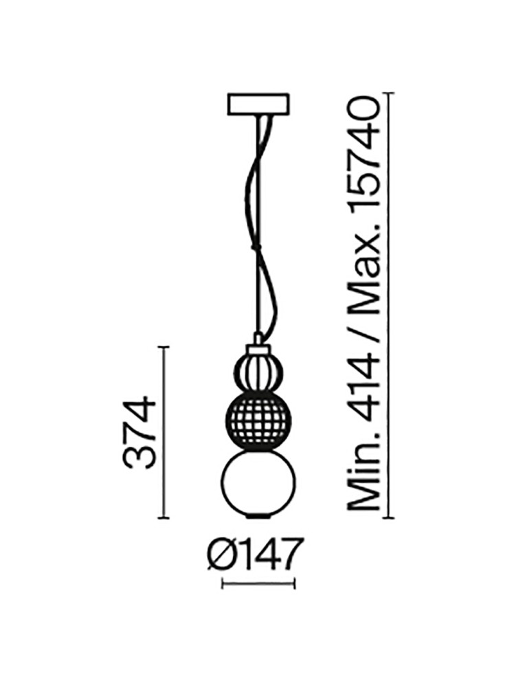 Maytoni Collar Lampa Wisząca LED 16W 800lm 3000K Złoty P069PL-L16G3K