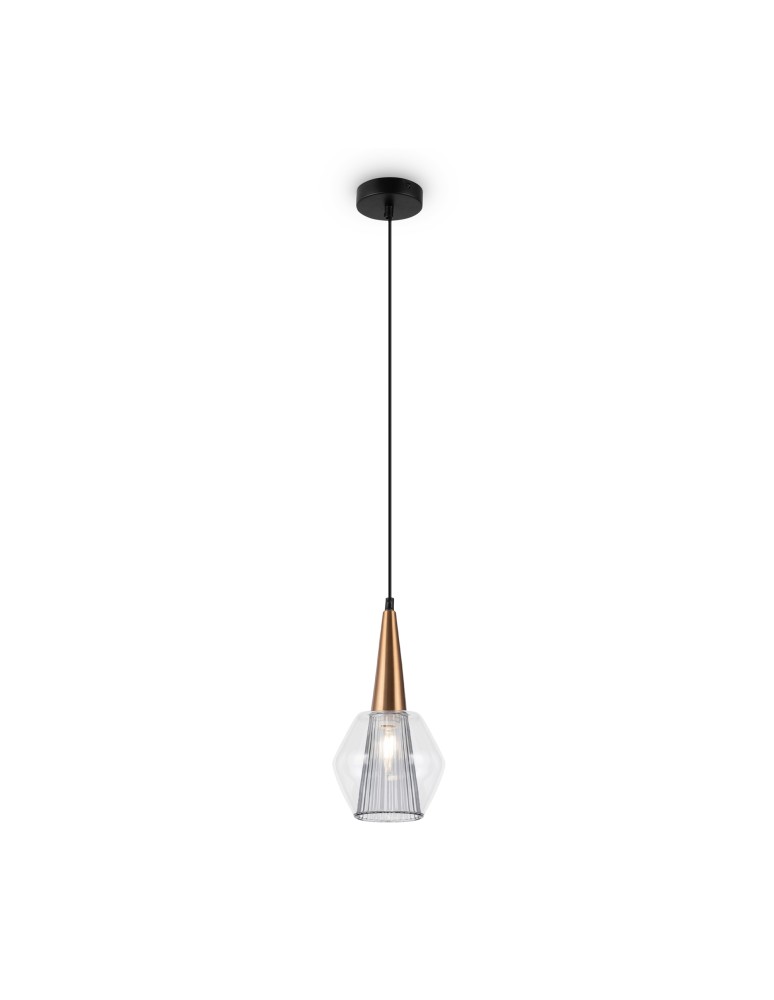 Maytoni Copita Lampa Wisząca 1xE14 40W Złoty P003PL-01G1 Maytoni Copita Lampa Wisząca 1xE14 40W Złoty P003PL-01G1