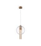 Lampy wiszące - Maytoni Flusso Lampa Wisząca 1xGU10 12W Brąz P095PL-01BZ - product 1