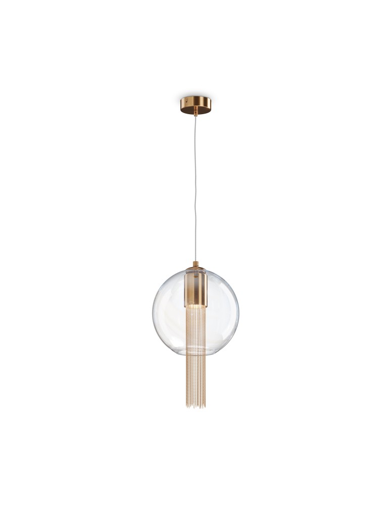 Maytoni Flusso Lampa Wisząca 1xGU10 12W Brąz P095PL-01BZ1 Maytoni Flusso Lampa Wisząca 1xGU10 12W Brąz P095PL-01BZ1