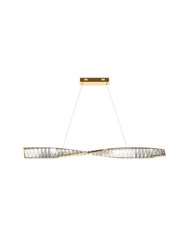 Maytoni Krone Lampa Wisząca Kryształowa LED 27W 1900lm 3000K Mosiądz P097PL-L28BS3K Maytoni Krone Lampa Wisząca Kryształowa LED 27W 1900lm 3000K Mosiądz P097PL-L28BS3K
