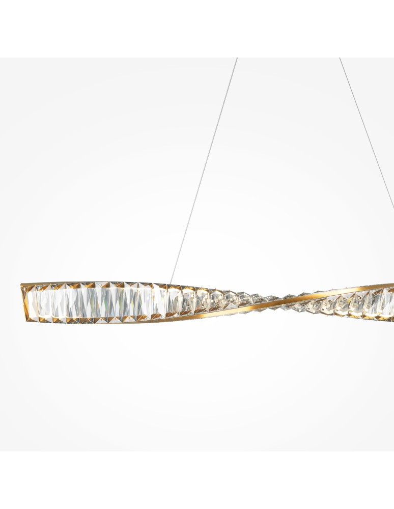 Maytoni Krone Lampa Wisząca Kryształowa LED 27W 1900lm 3000K Mosiądz P097PL-L28BS3K Maytoni Krone Lampa Wisząca Kryształowa LED 27W 1900lm 3000K Mosiądz P097PL-L28BS3K