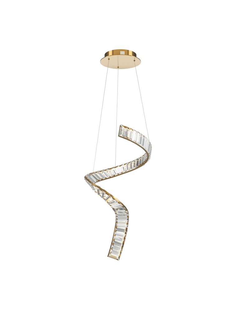 Maytoni Krone Lampa Wisząca Kryształowa LED 48W 3300lm 3000K Mosiądz P097PL-L48BS3K