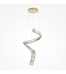 Lampy wiszące - Maytoni Krone Lampa Wisząca Kryształowa LED 48W 3300lm 3000K Mosiądz P097PL-L48BS3K - product 4