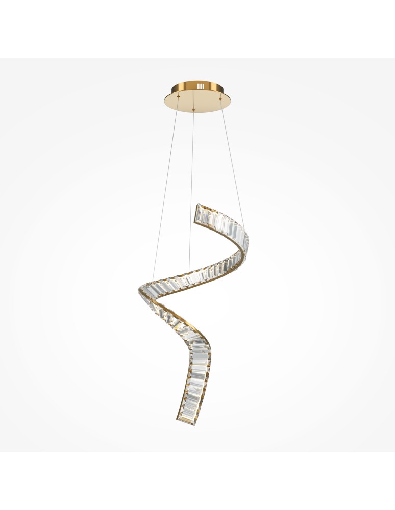 Maytoni Krone Lampa Wisząca Kryształowa LED 48W 3300lm 3000K Mosiądz P097PL-L48BS3K