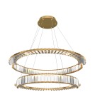 Lampy wiszące - Maytoni Krone Lampa Wisząca Kryształowa 2xLED 90W 6000lm 4000K Złoty P097PL-L90G4K - product 1