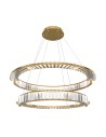 Maytoni Krone Lampa Wisząca Kryształowa 2xLED 90W 6000lm 4000K Złoty P097PL-L90G4K
