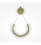 Kinkiety - Maytoni Maya Kinkiet/Ścienna LED 10W 350lm 3000K Złoty P091WL-L18G3K - product 1