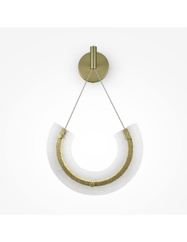 Maytoni Maya Kinkiet/Ścienna LED 10W 350lm 3000K Złoty P091WL-L18G3K