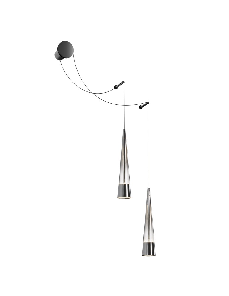 Maytoni Sintesi Kinkiet/Ścienna LED 24W 840lm 3000K Chrom P090WL-L24CH3K Maytoni Sintesi Kinkiet/Ścienna LED 24W 840lm 3000K Chrom P090WL-L24CH3K
