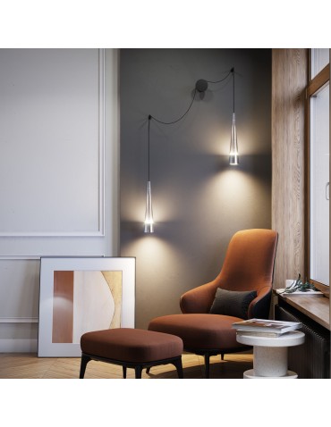 Maytoni Sintesi Kinkiet/Ścienna LED 24W 840lm 3000K Chrom P090WL-L24CH3K - produkt 2