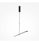 Lampy wiszące - Maytoni Supersymmetry Lampa Wisząca LED 17W 880lm 4000K Black P096PL-L11BK - product 5