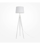 Maytoni Calvin Lampa Podłogowa 1xE27 60W Biały Z177FL-01W Maytoni Calvin Lampa Podłogowa 1xE27 60W Biały Z177FL-01W