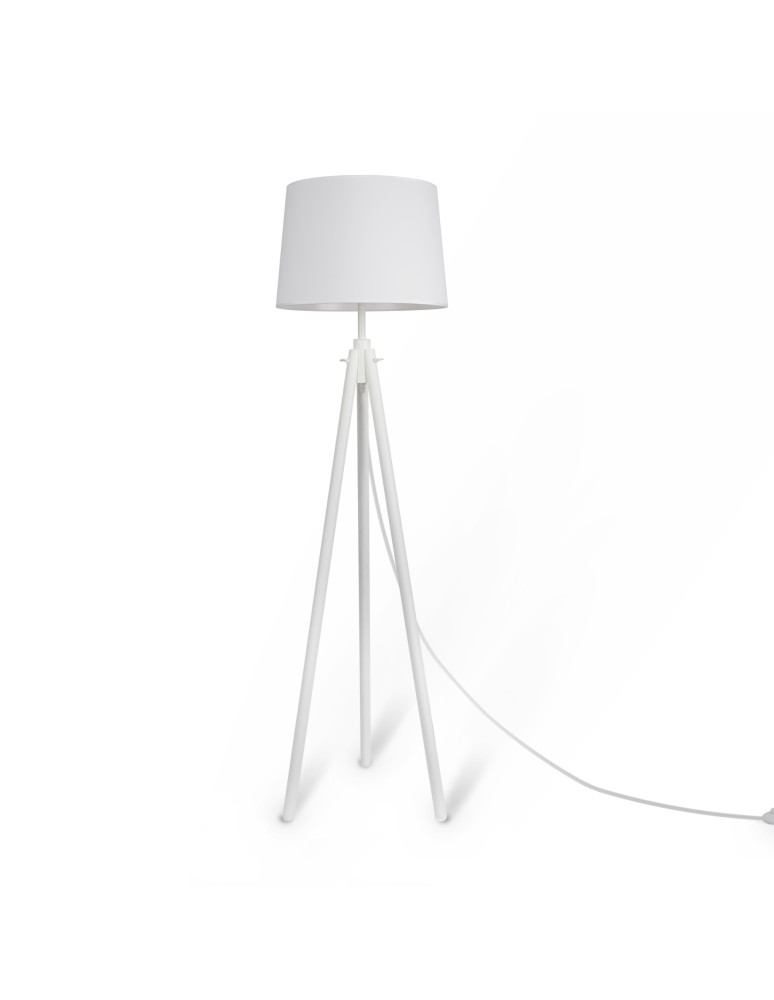Maytoni Calvin Lampa Podłogowa 1xE27 60W Biały Z177FL-01W Maytoni Calvin Lampa Podłogowa 1xE27 60W Biały Z177FL-01W