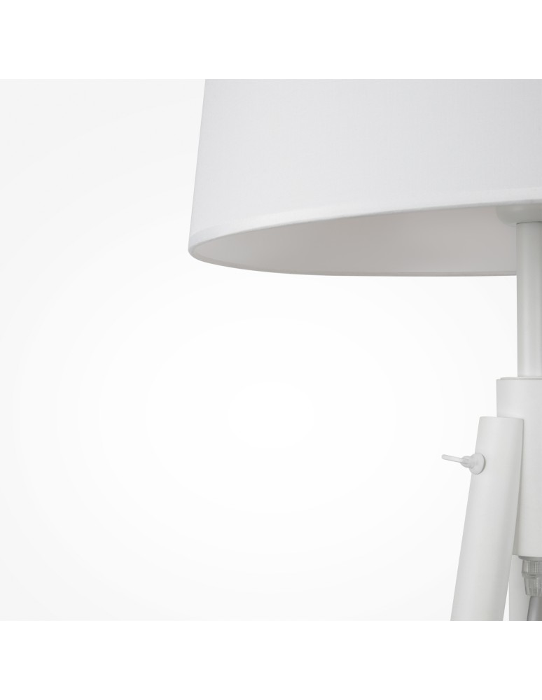 Maytoni Calvin Lampa Podłogowa 1xE27 60W Biały Z177FL-01W Maytoni Calvin Lampa Podłogowa 1xE27 60W Biały Z177FL-01W