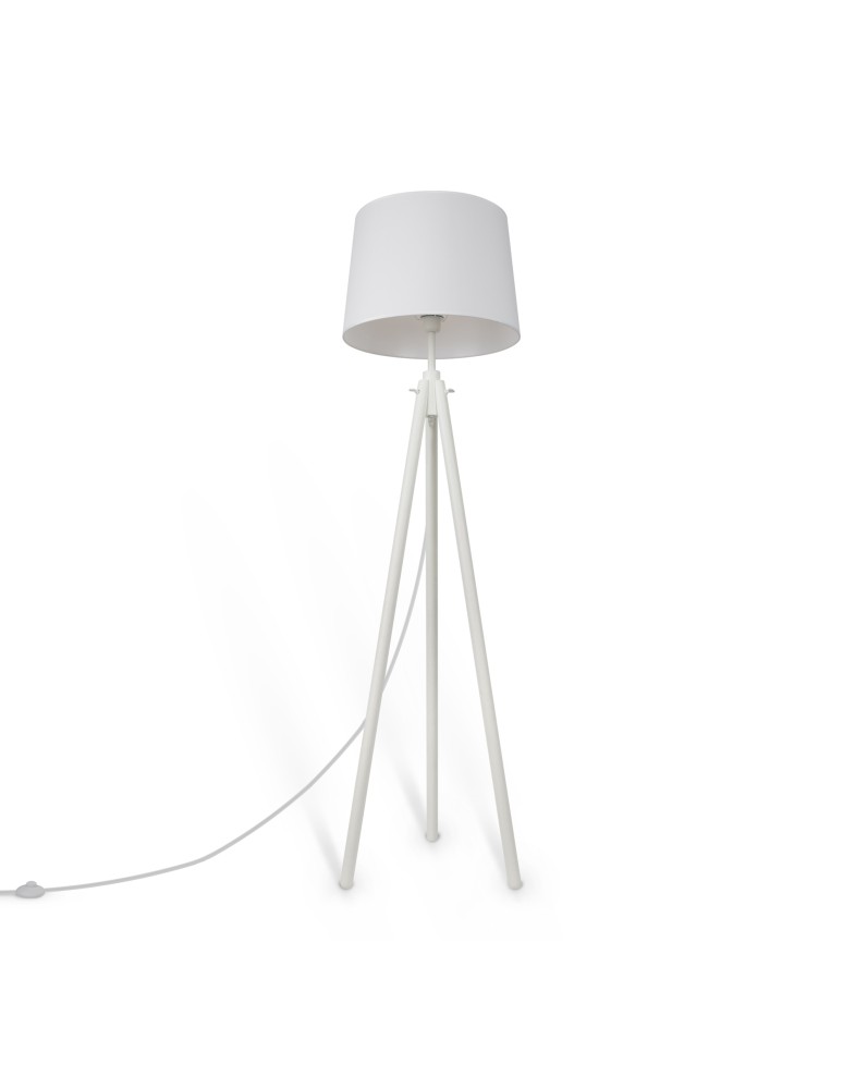 Maytoni Calvin Lampa Podłogowa 1xE27 60W Biały Z177FL-01W Maytoni Calvin Lampa Podłogowa 1xE27 60W Biały Z177FL-01W