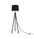 Maytoni Calvin Lampa Podłogowa 1xE27 60W Black Z177FL-01B Maytoni Calvin Lampa Podłogowa 1xE27 60W Black Z177FL-01B