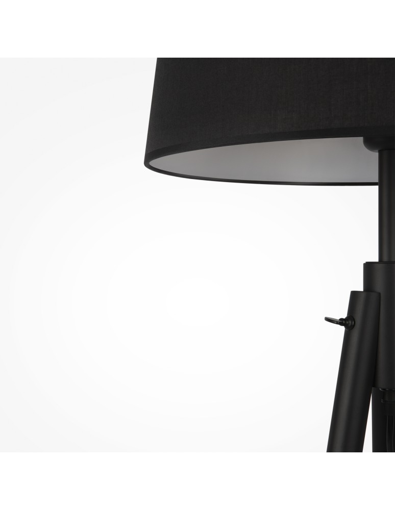 Maytoni Calvin Lampa Podłogowa 1xE27 60W Black Z177FL-01B Maytoni Calvin Lampa Podłogowa 1xE27 60W Black Z177FL-01B