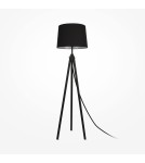 Maytoni Calvin Lampa Podłogowa 1xE27 60W Black Z177FL-01B Maytoni Calvin Lampa Podłogowa 1xE27 60W Black Z177FL-01B