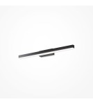 Kinkiety - Maytoni Fichte Kinkiet nad Lustro/Obraz LED 14W 950lm 4000K Black MIR012WL-L14B4K - product 1