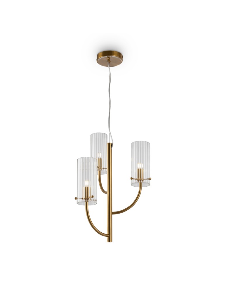 Maytoni Arco Żyrandol Nowoczesny 3xG9 40W Mosiądz MOD223PL-03BS
