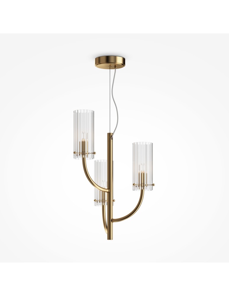 Maytoni Arco Żyrandol Nowoczesny 3xG9 40W Mosiądz MOD223PL-03BS Maytoni Arco Żyrandol Nowoczesny 3xG9 40W Mosiądz MOD223PL-03BS