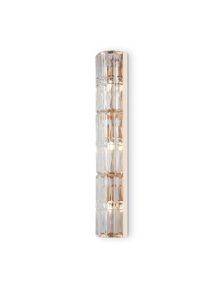 Maytoni Facet Kinkiet/Ścienna 3xE14 60W Złoty MOD094WL-03G Maytoni Facet Kinkiet/Ścienna 3xE14 60W Złoty MOD094WL-03G