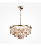 Maytoni Revero Lampa Wisząca z Kryształami 7xE14 40W Złoty MOD085PL-07G Maytoni Revero Lampa Wisząca z Kryształami 7xE14 40W Złoty MOD085PL-07G