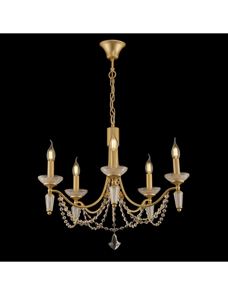 Maytoni Zoe Żyrandol Klasyczny 5xE14 40W Złoty ARM011PL-05G