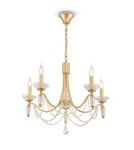 Żyrandole klasyczne - Maytoni Zoe Żyrandol Klasyczny 5xE14 40W Złoty ARM011PL-05G - product 4