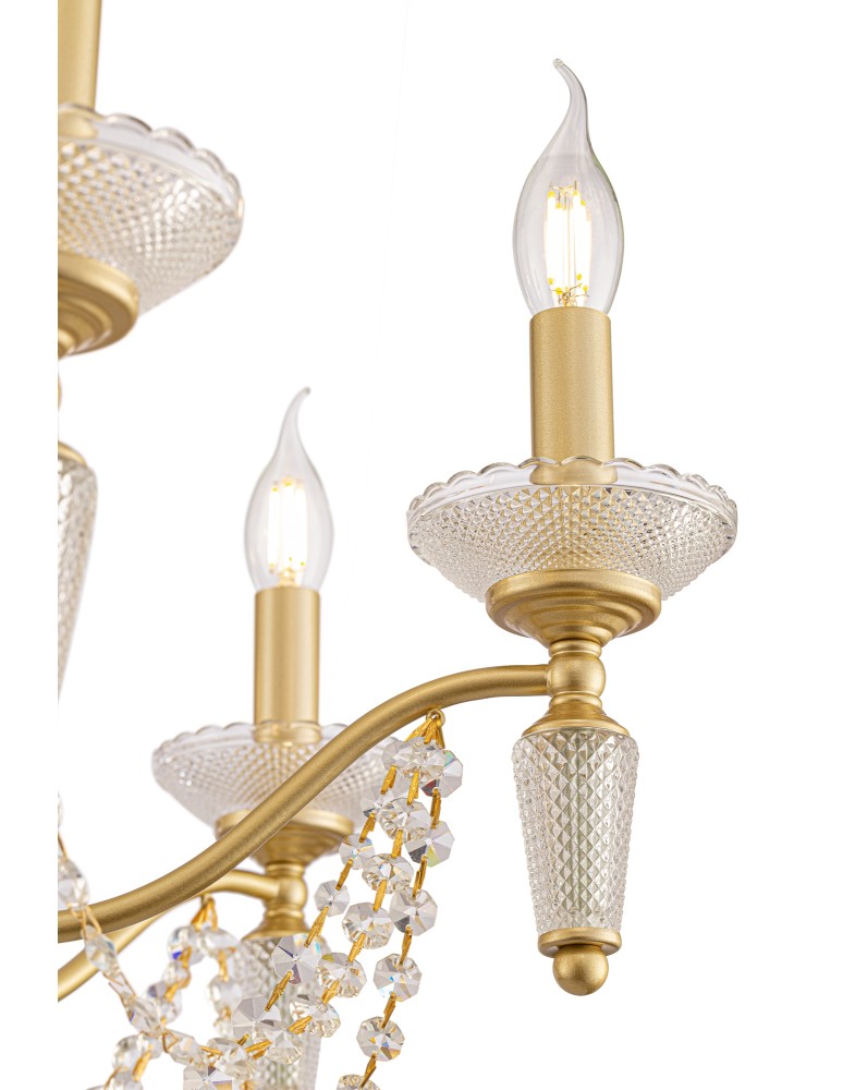 Maytoni Zoe Żyrandol Klasyczny 5xE14 40W Złoty ARM011PL-05G