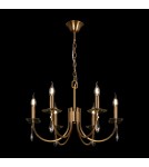 Żyrandole świecznikowe - Maytoni Forte - 011 Żyrandol 6xE14 40W Mosiądz H011PL-06BS - product 2