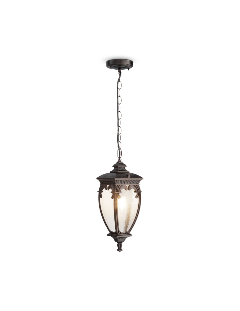 Maytoni Zewnętrzna Fleur Lampa Wisząca 1xE27 60W IP44 Brąz Antyczny O414PL-01BZ Maytoni Zewnętrzna Fleur Lampa Wisząca 1xE27 60W IP44 Brąz Antyczny O414PL-01BZ